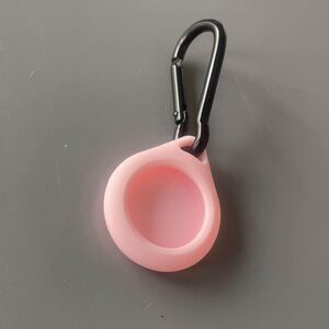 AirTags Case, Protective Sleeve Cover, Keychain AirTags Tracker,  pink